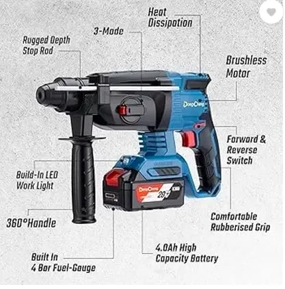 DongCheng Cordless Rotary Hammer Drill DCZC22