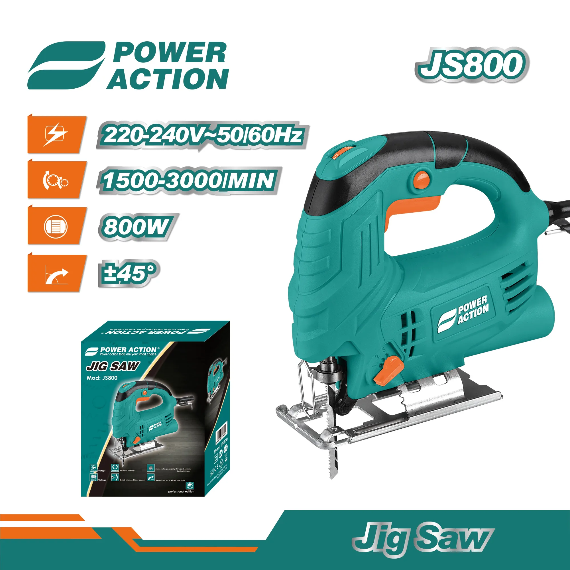 Power Action JS800 Jig Saw