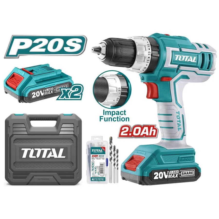 TOTAL Cordless Impact Drill TIDLI2002