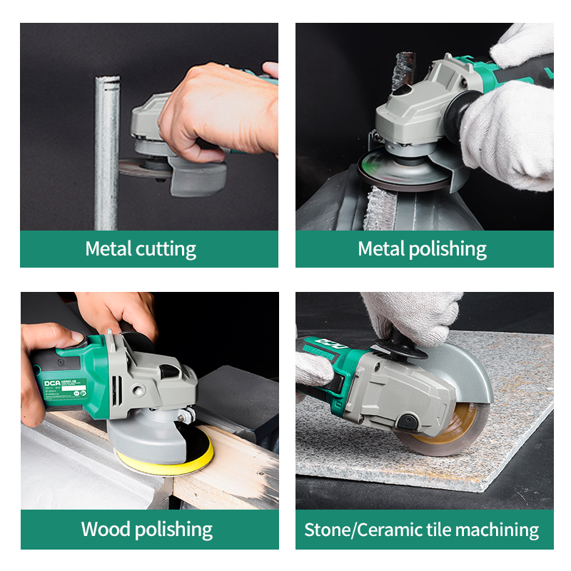 DCA 20V Cordless Brushless Angle Grinder Kit 4.0Ah