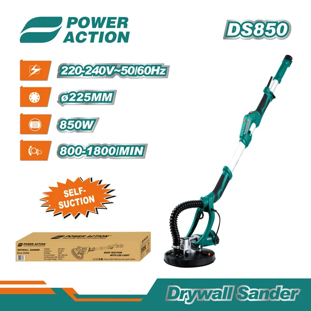 Power Action DS850 / DS800 – Electric Drywall Sander