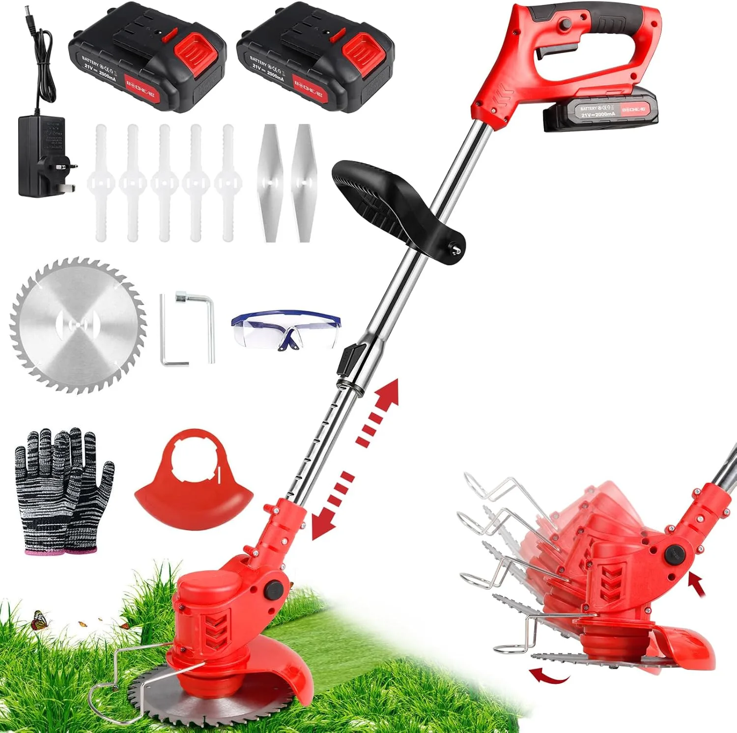 Cordless Grass Trimmer – 21 V Kit