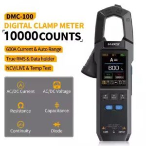 FNIRSI DMC-100 Digital Clamp Meter TRMS, 9999 Counts, 600 A
