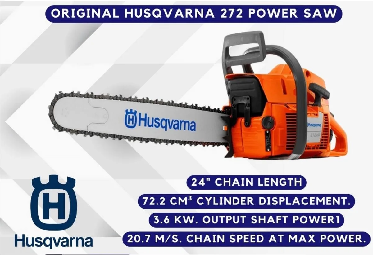 Husqvarna 272XP Petrol Chainsaw 24 Inch