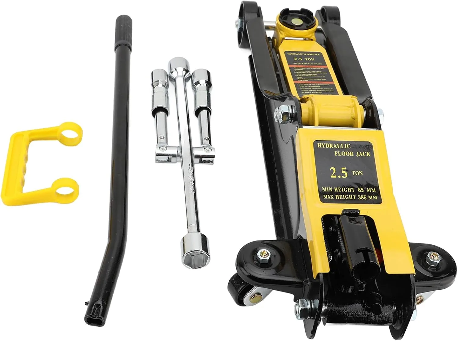 Hydraulic Floor Jack 85-380mm Horizontal Lift