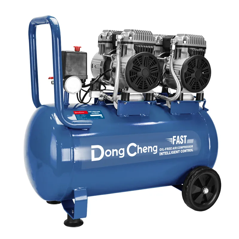 Dongcheng DQE1100×2/50L Oil-Free Air Compressor