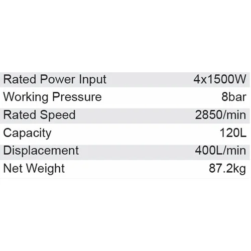 Dongcheng DQE1500×4/120 Oil-Free Air Compressor