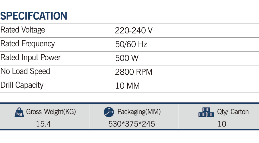 MAXMECH ED 500-10 Electric Drill