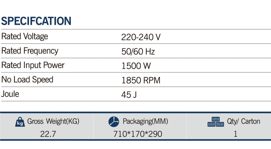MAXMECH DB 1850-45 Demolition Breaker