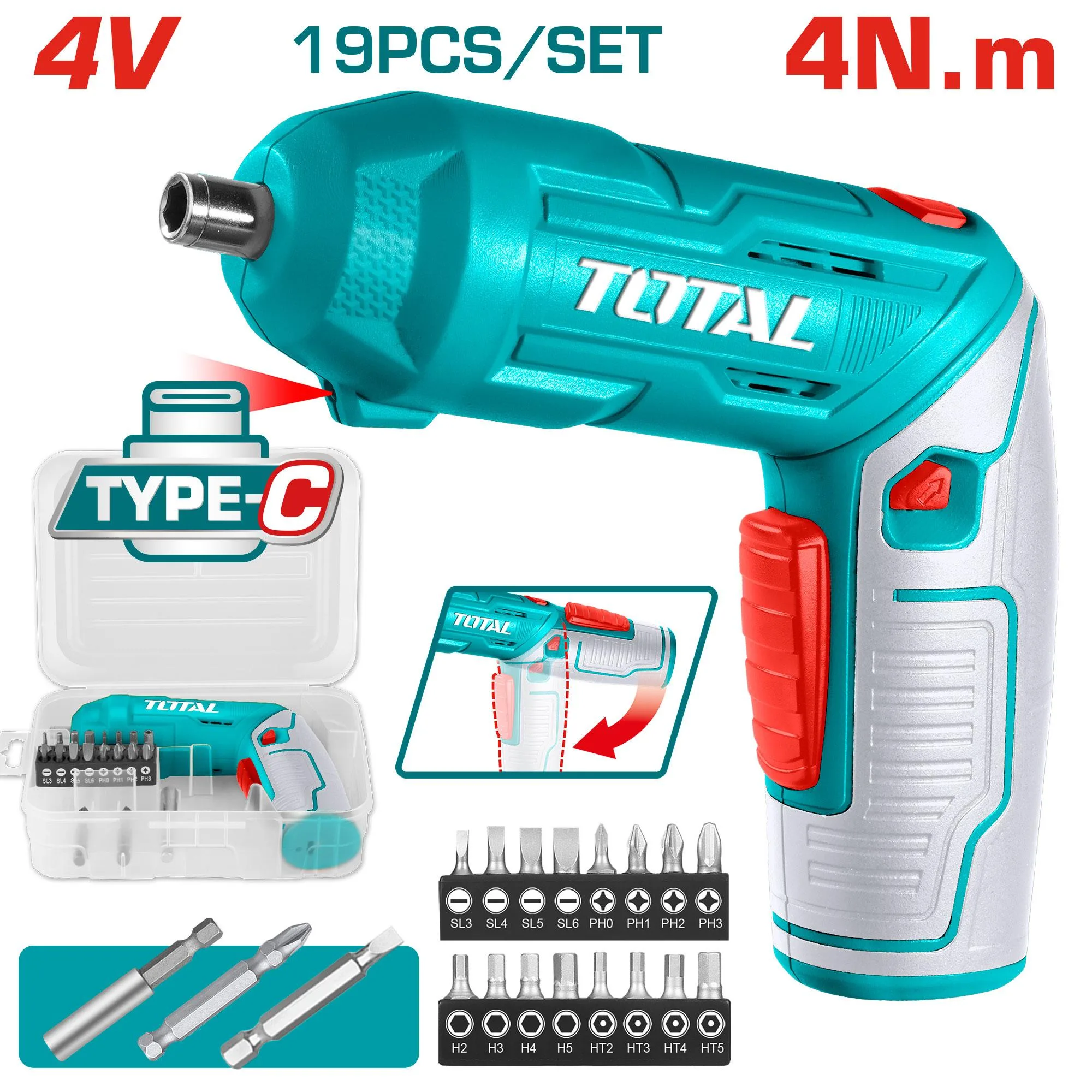 TSDLI0442 Lithium-Ion Cordless Screwdriver