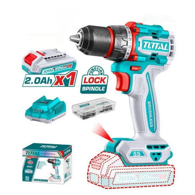 TDLI205062 20V Compact Brushless Cordless Drill