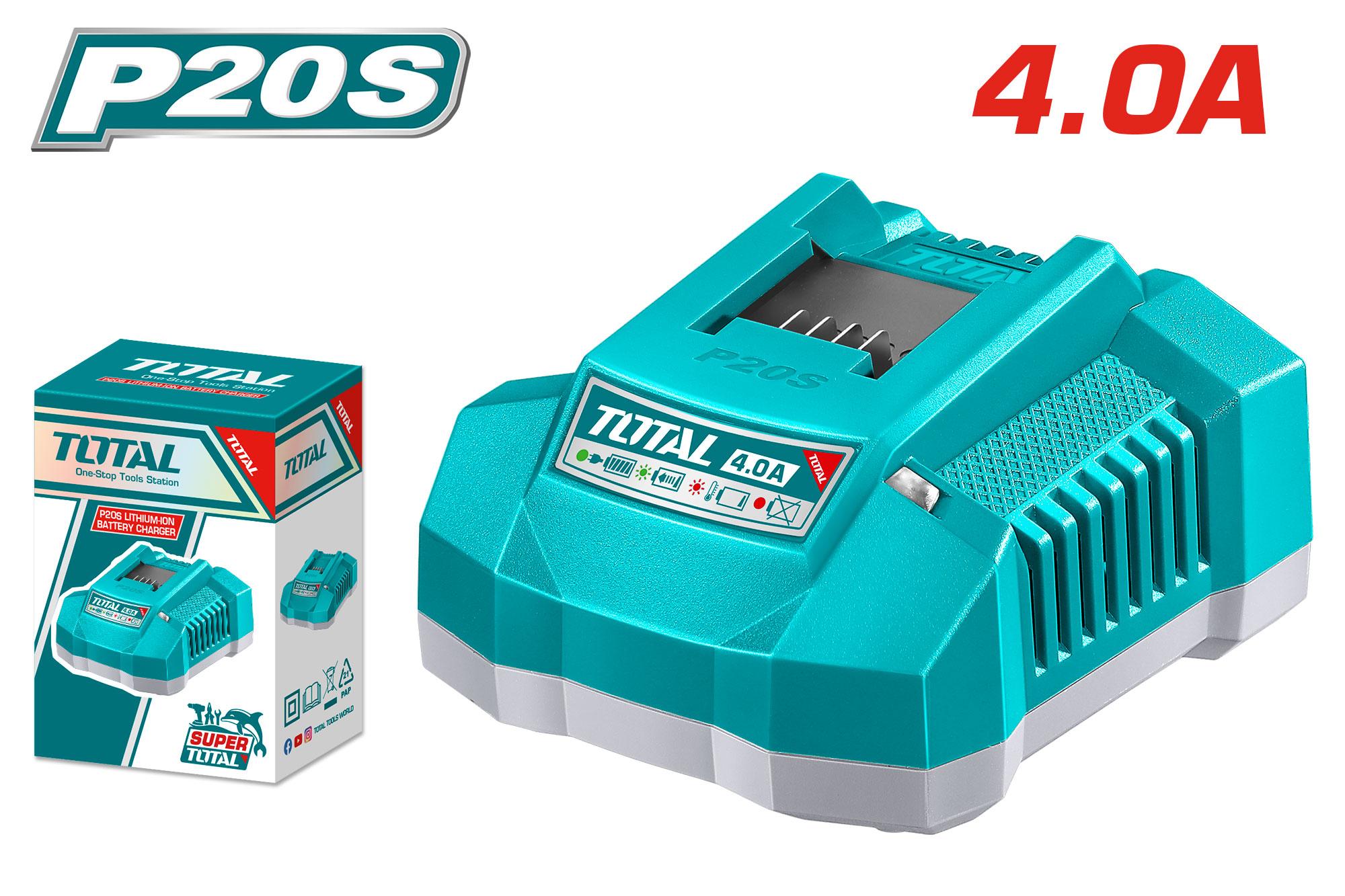 TOTAL TFCLI20411 20V Battery Charger