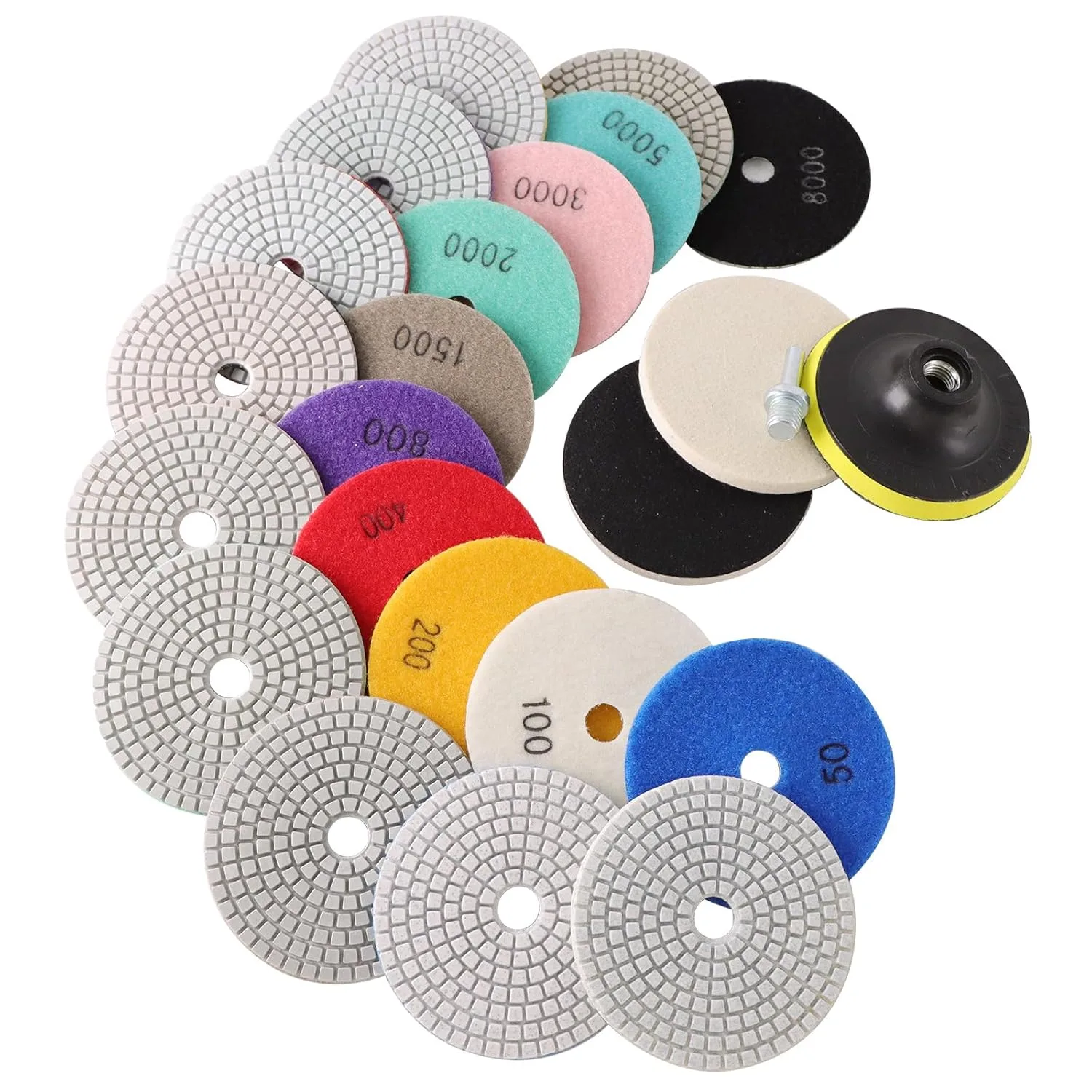 Diamond Polishing Pads Set