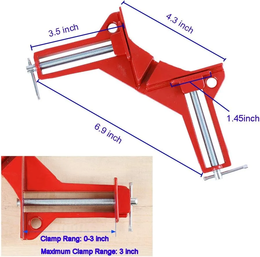 90 Degree Right Angle Corner Clamp