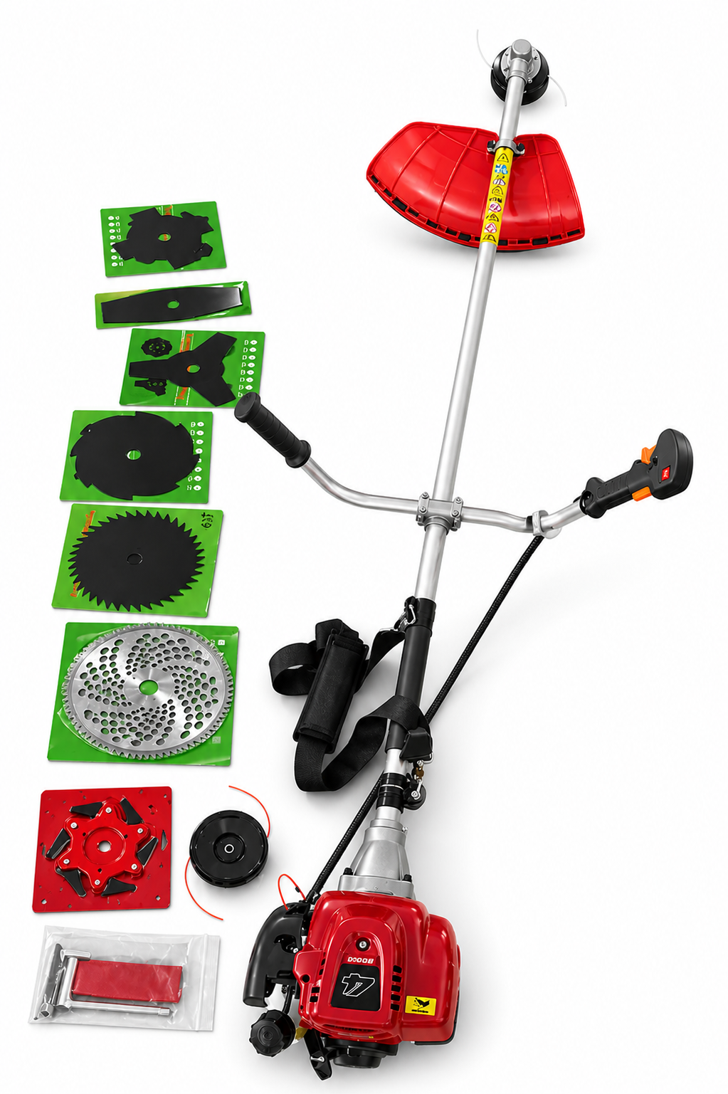 Hawk King 8 in 1 Brush Cutter 4 Stroke Backpack GX35