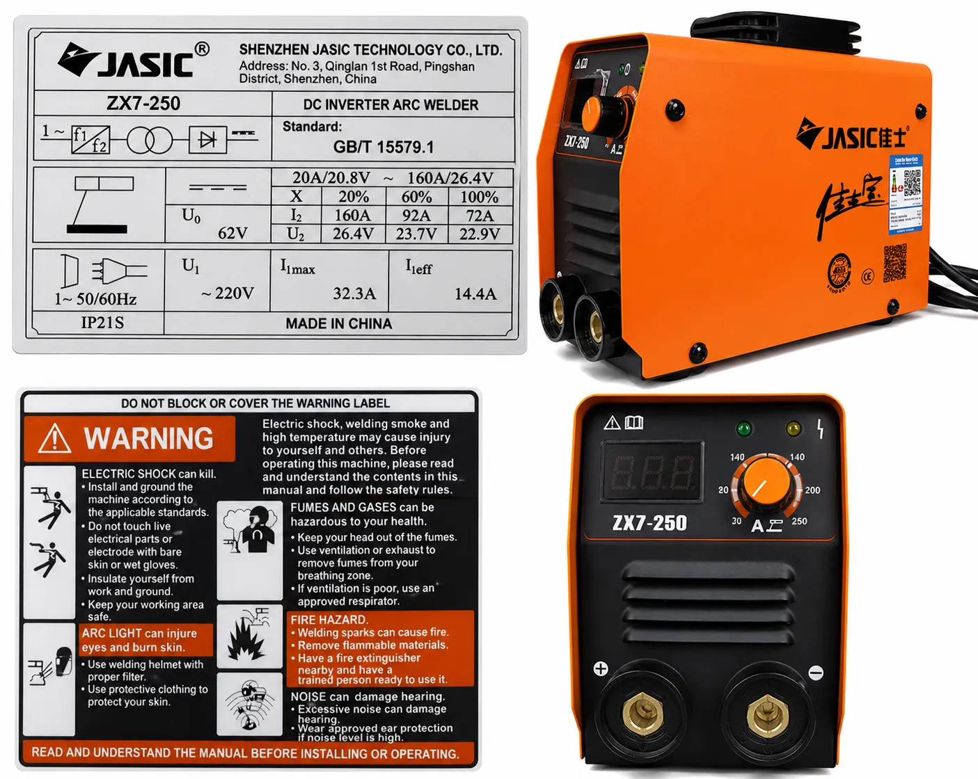 JASIC ZX7-250 Inverter Welding Machine