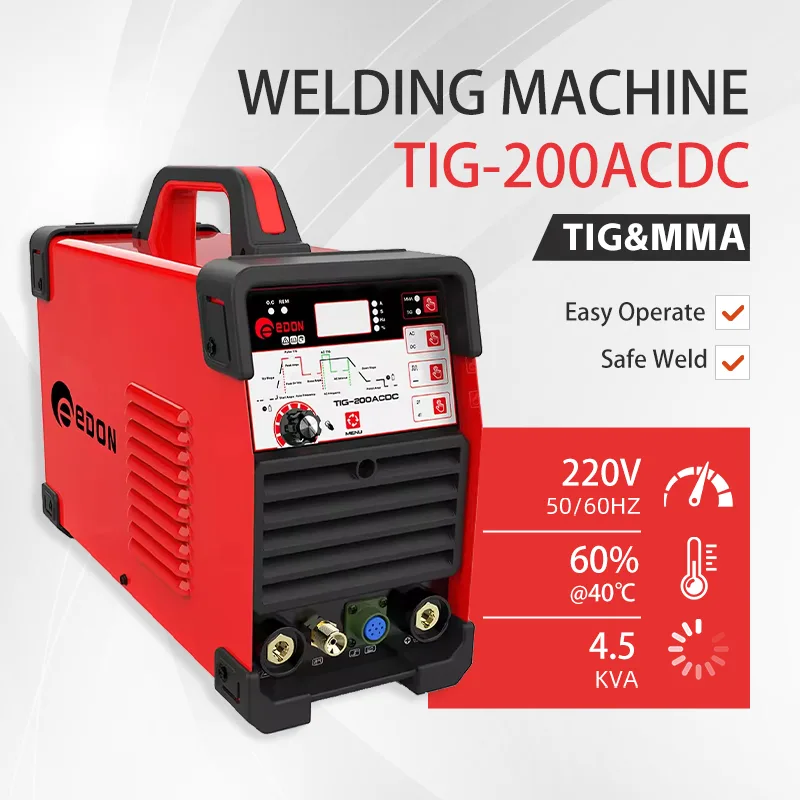Edon TIG 200 AC/DC Pulse Inverter Welding Machine
