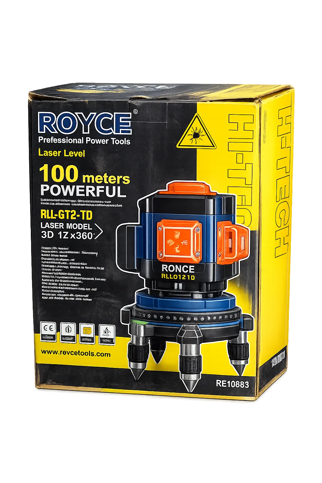 Royce RLL-G12-TD 3D Green Laser Level