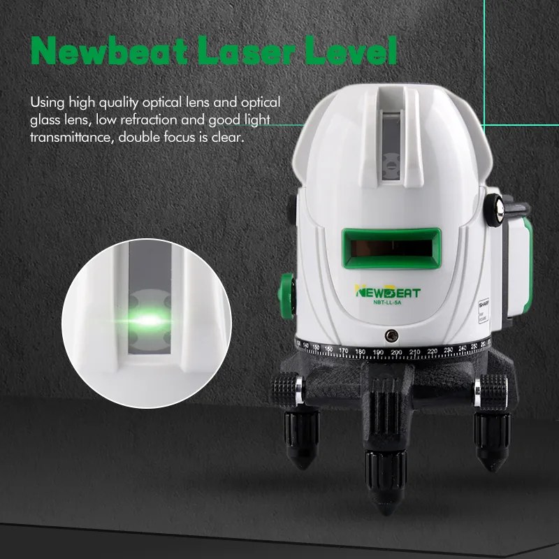 Industrial 5 Line Green Beam Self Leveling Laser Level